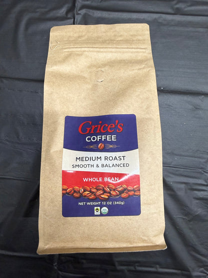 Grices Coffee Medium Roast 12 oz