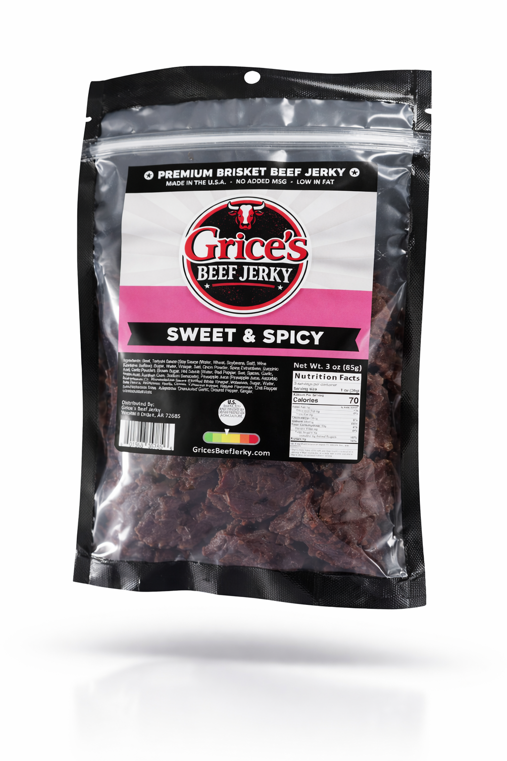Grice's Beef Jerky - 3 oz