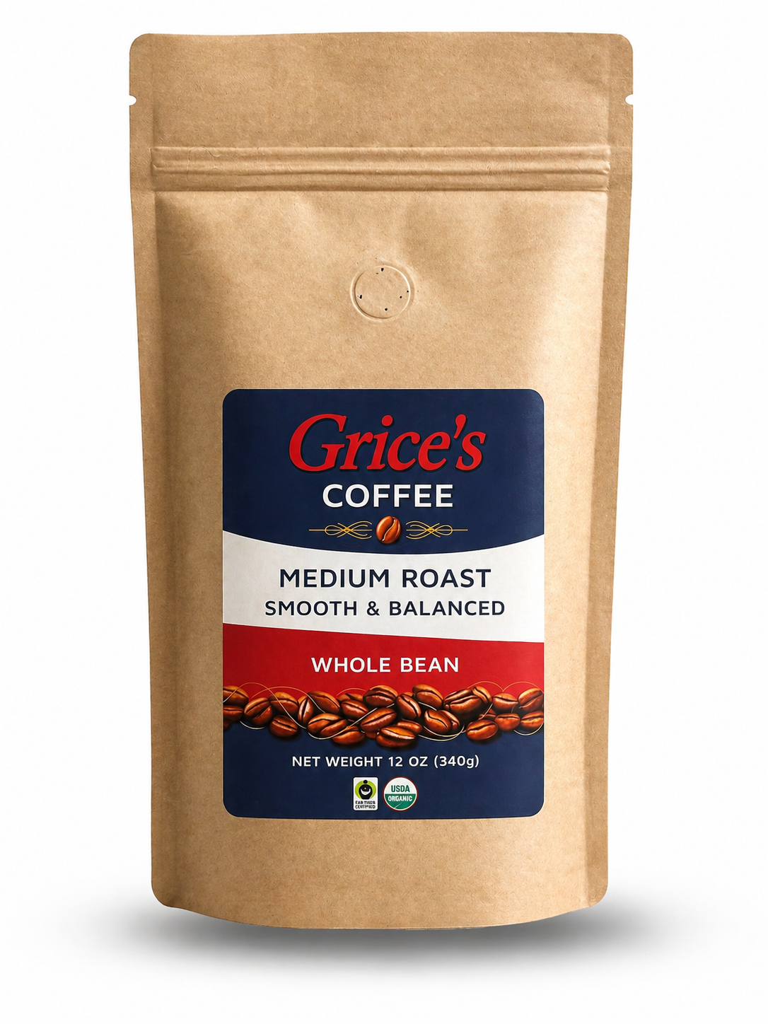 Grices Coffee Medium Roast 12 oz