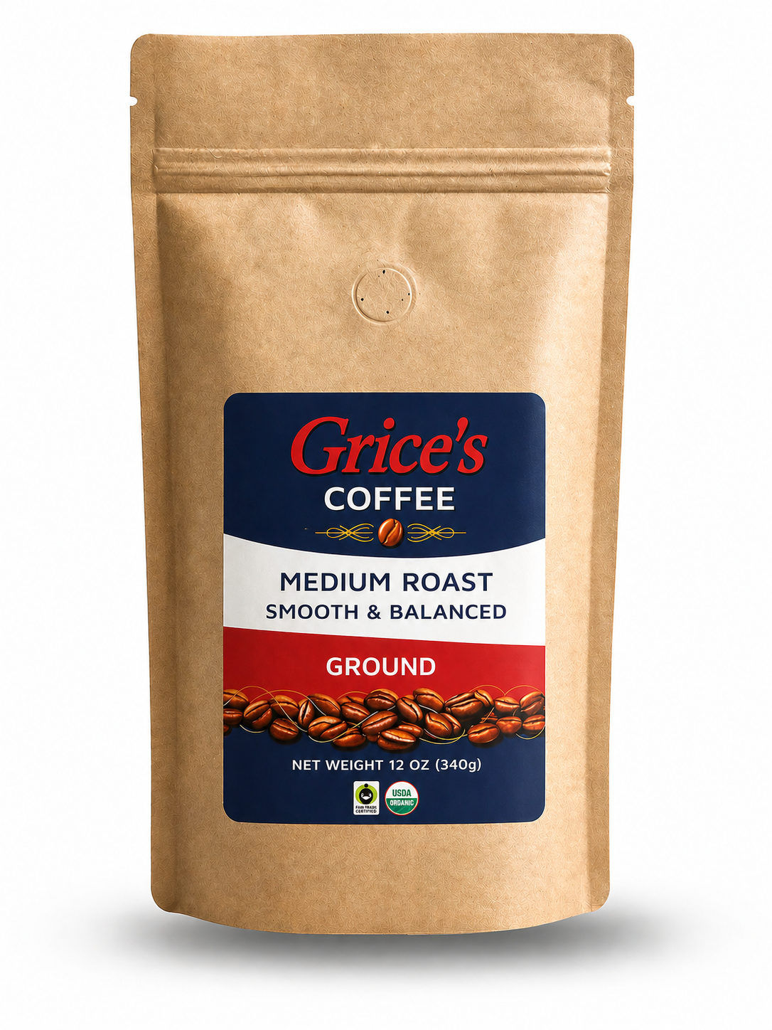 Grices Coffee Medium Roast 12 oz