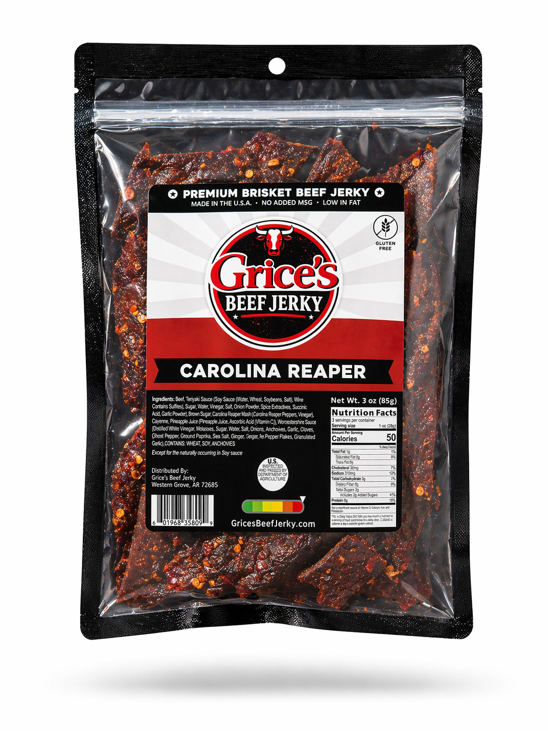 Grice's Beef Jerky - 3 oz